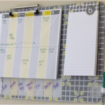 Functional Family Planner with Schedule Pad
